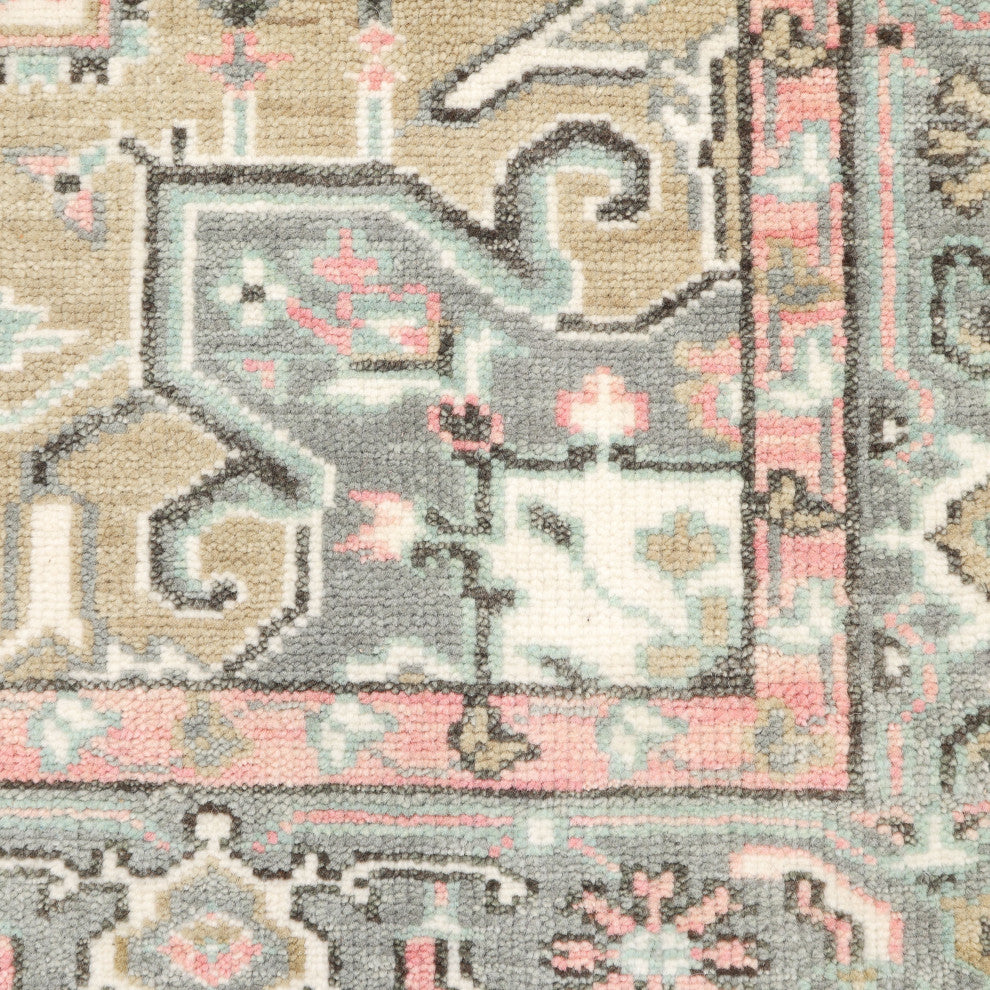 Miranda Handmade Area Rug Ivory, 3' 0" x 5' 0"