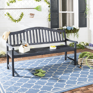 Safavieh Mischa Bench, Dark Slate Gray