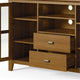 Artisan Solid Wood 53" Wide Tv Media Stand In Honey Brown For Tvs Up To 60"es