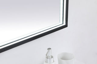 Modern Black Led Mirror