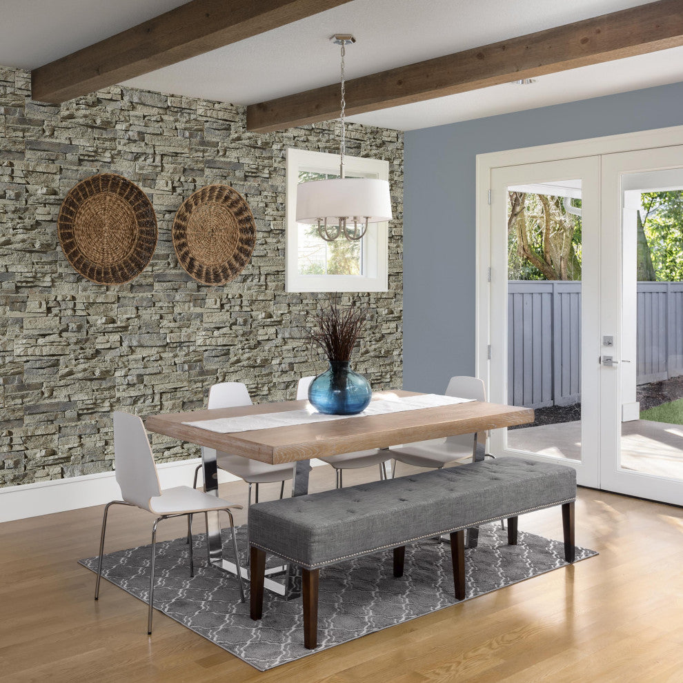 Colorado Dry Stack Faux Stone Wall Panel, Colorado Dry Stack Panel, Birchwood