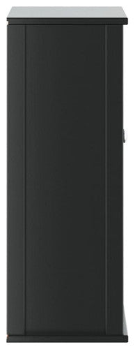 vidaXL Bathroom Wall Cabinet "BERG", Solid Wood Pine, Cabinet with Metal Handle