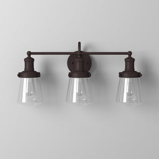 Taylor 3-Light Bath, Satin Bronze