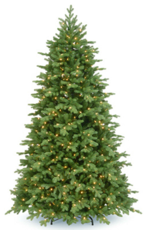 National PEPO2-308P-75 Princeton Fraser Fir Hinged Tree, 800 Clear Lights, 7.5'
