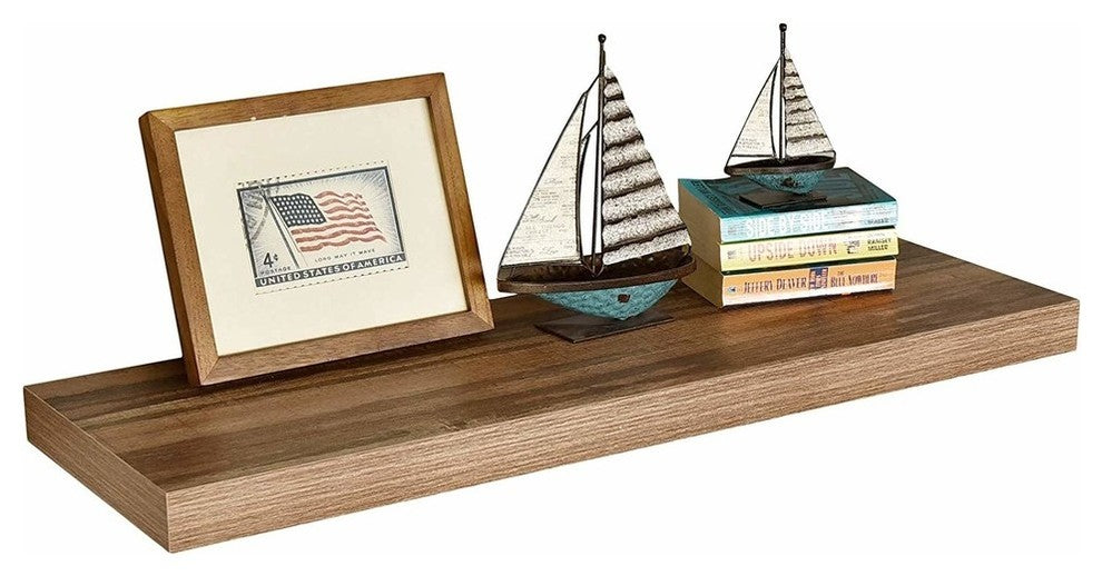 11.81" Depth Grande Floating Wall Shelves, Retor, 35.43"