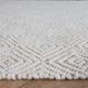 5' x 8' Chillon Natural and Wool Diamond Rectangle Area Rug