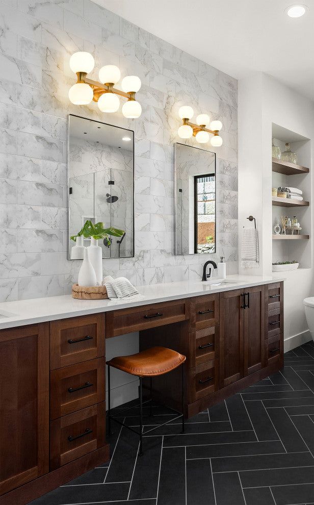 Z-LITE 6-Light Vanity, Modern Gold