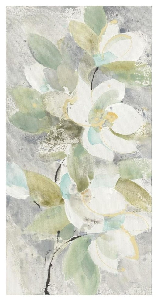 "Pale Magnolia" Digital Paper Print by Albena Hristova, 26"x50"