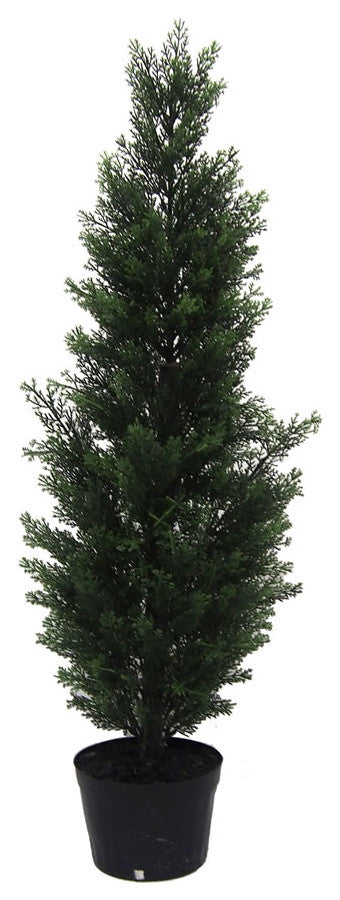Vickerman Potted Cedar Tree, UV, 3', 3'