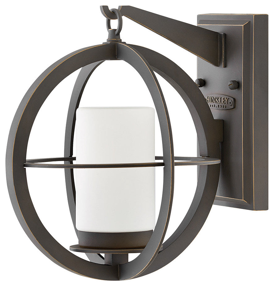 Hinkley Compass Small Wall Mount Lantern, Oil Rubbed Bronze