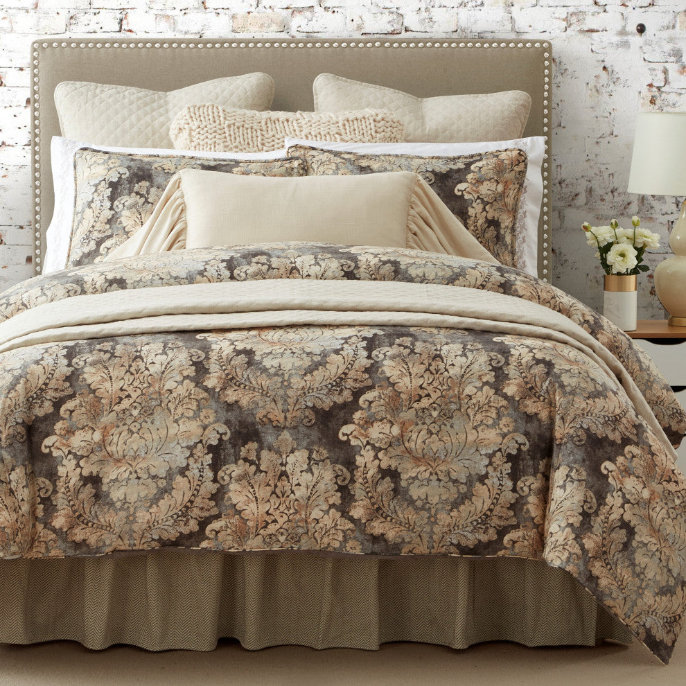 Victoria Washed Linen Duvet Set, 3 Piece, King