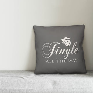 Jingle All The Way 16"x16" Throw Pillow Cover