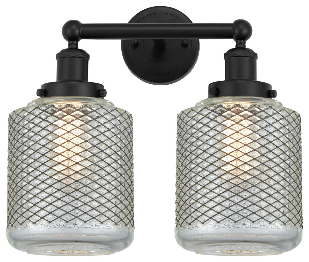Innovations Stanton 2-Light 15" Bath Vanity-Light Matte Black