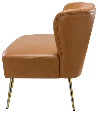 47" Comfy Loveseat, Camel
