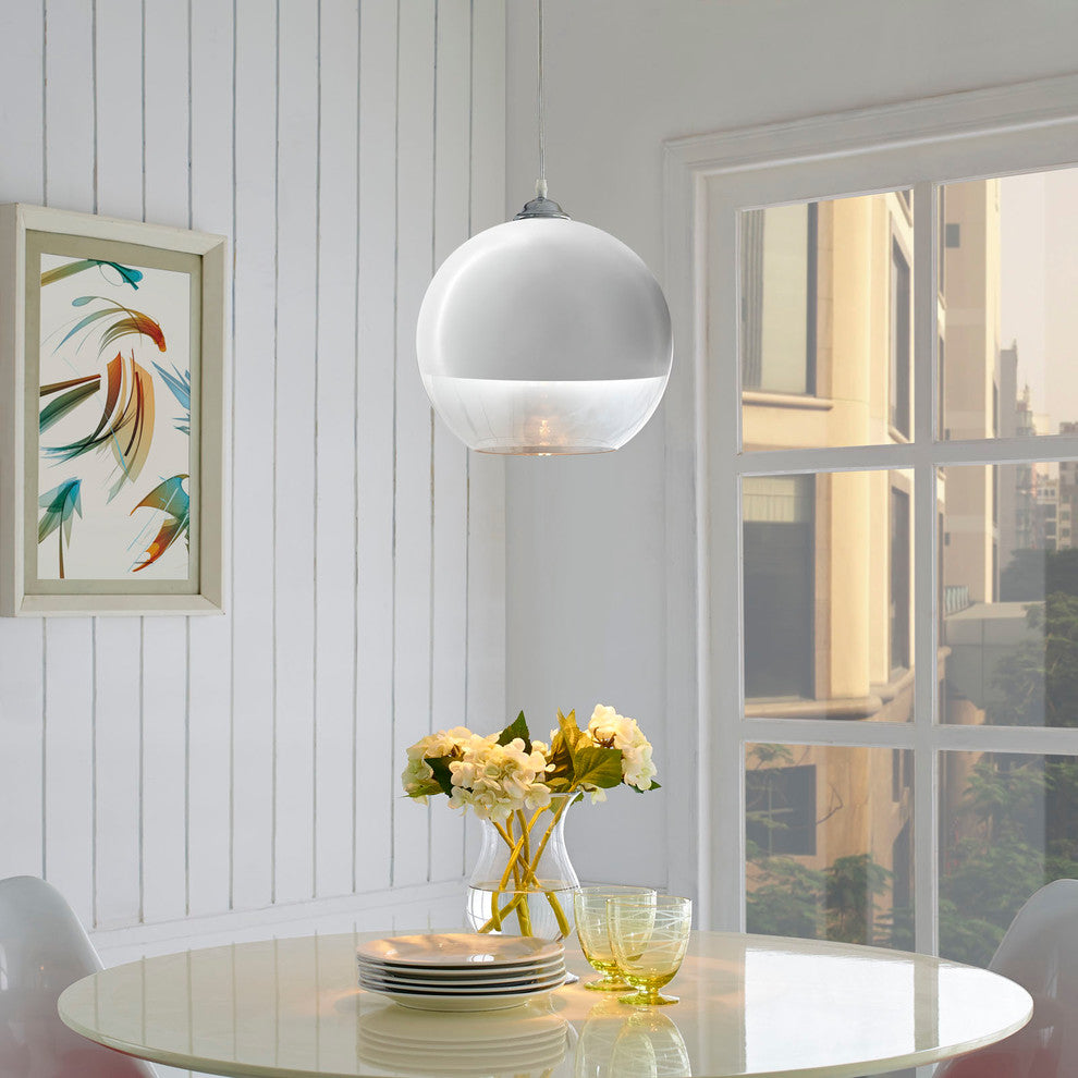 Modern Contemporary Living Dining Room Pendant Ceiling Light Clear