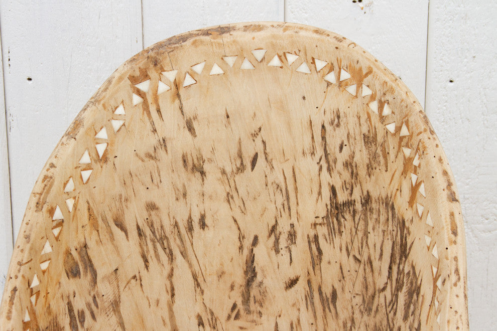 Tribal Bleached Wood Naga Chair