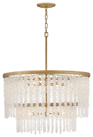 Fredrick Ramond Rubina Medium Chandelier, Burnished Gold
