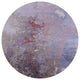 Ahgly Company Indoor Round Mid-Century Modern Area Rugs, 6' Round