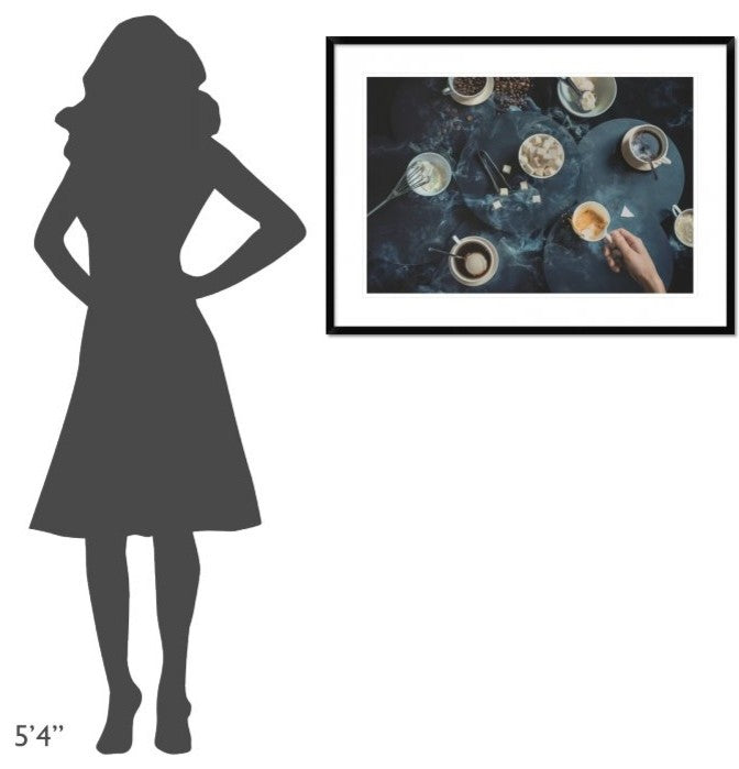 "Glaca" Framed Digital Print by Dina Belenko, 38"x28"