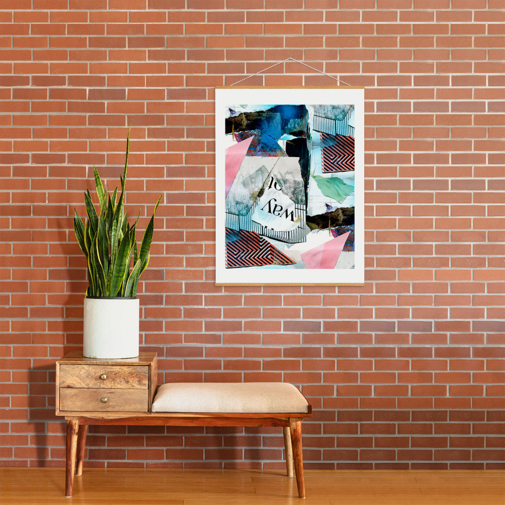 Cayenablanca Street Collage Art Print