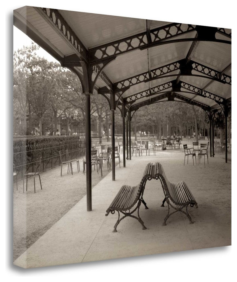 "Banc De Jardin - 48" By Alan Blaustein, Giclee Print on Gallery Wrap Canvas