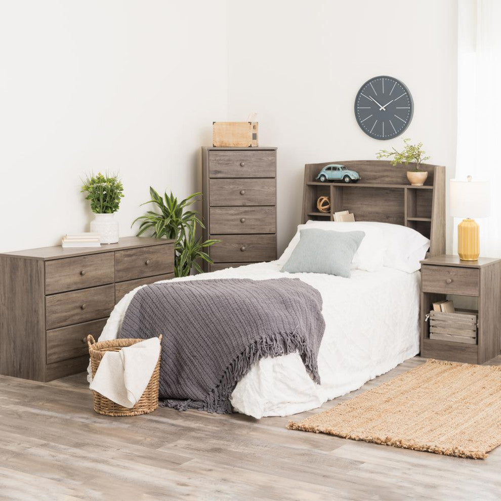 Astrid Twin Headboard, Drifted Gray