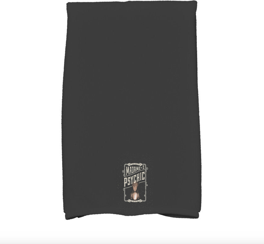 Madame Psychic 18"x30" Halloween Hand Towel, Gold/Yellow