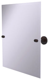 Frameless Rectangular Beveled Edge Tilt Mirror, Venetian Bronze