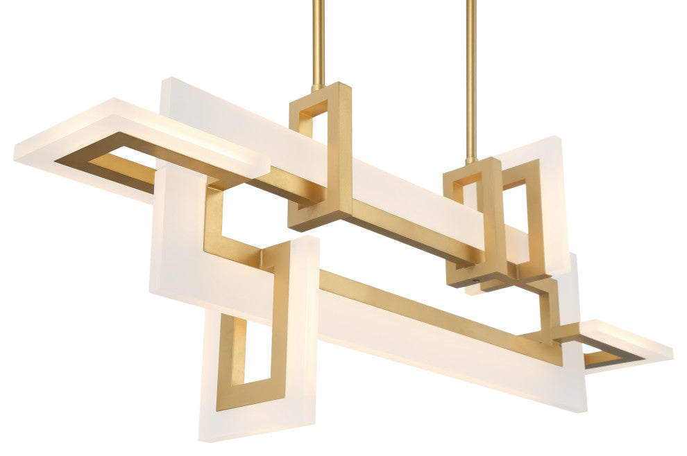 Inizio 1-Light 15.5" Chandelier, Gold