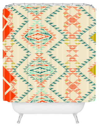 Pattern State Marker Southwest Shower Curtain