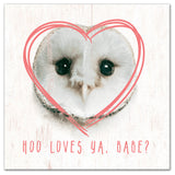 Owl Love 12x12 Canvas Wall Art