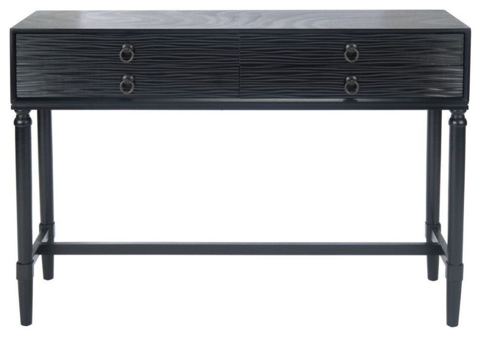 Regan 4 Drawer Console Table Distressed Grey