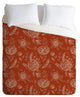 Pimlada Phuapradit Sienna Floral Linework Duvet Cover Set, Queen