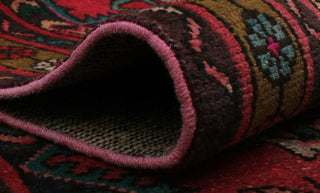 Fine Vintage Distressed Abzari Red Runner, 3'5x11'11