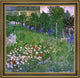 Vincent Van Gogh Daubigny's Garden Framed Premium Canvas Print, 16"x16"