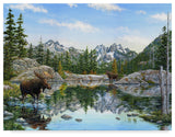Jeff Tift 'Moose' Canvas Art, 32"x24"