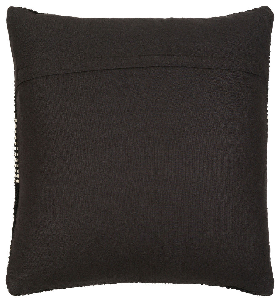 Surya Ontario Pillow Cover 20"H X 20"W Black