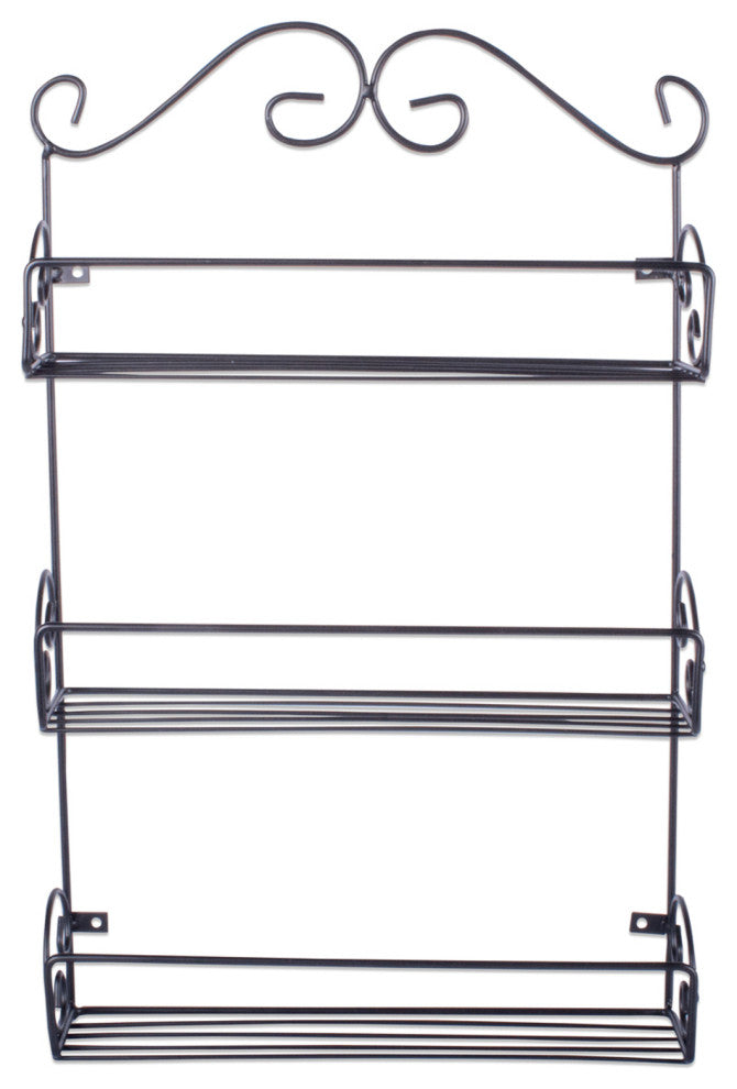 Black Pantry Spice Rack