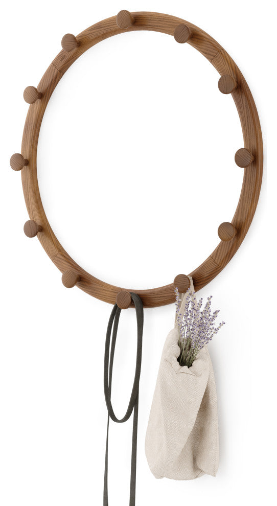 Umbra Slinka Hook, Set of 4 Light Walnut