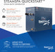 Steamspa Oasis 12 Kw Quickstart Steam Bath Generator, Brushed Nickel
