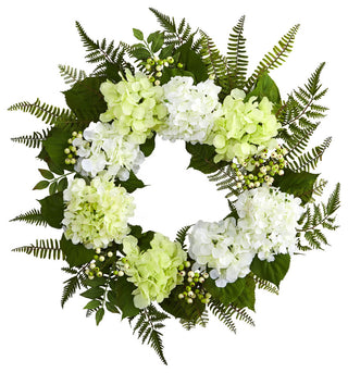 24" Hydrangea Berry Wreath