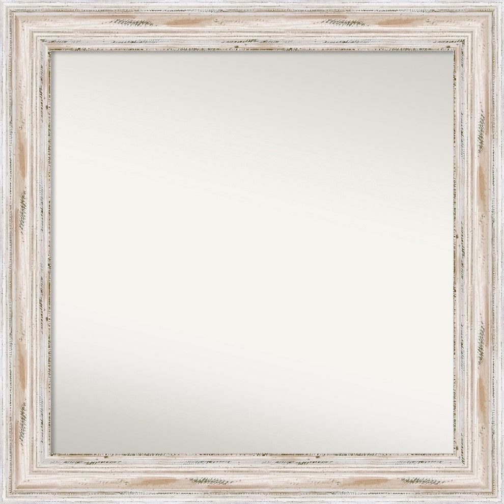 Wall Mirror Choose your Custom Size, Alexandria White Wash