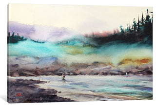 "Successful Fishing" by Dean Crouser, 18x12x1.5
