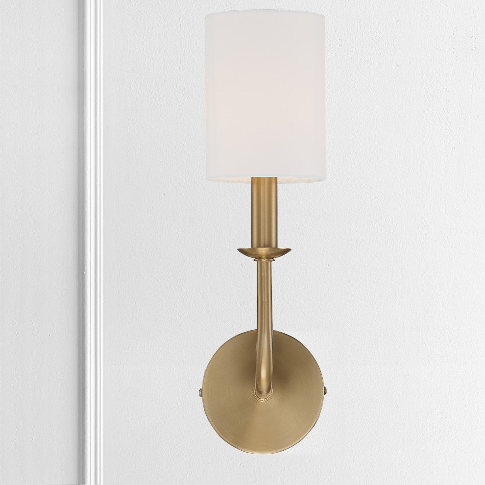 Bailey 1 Light Aged Brass Wall Mount