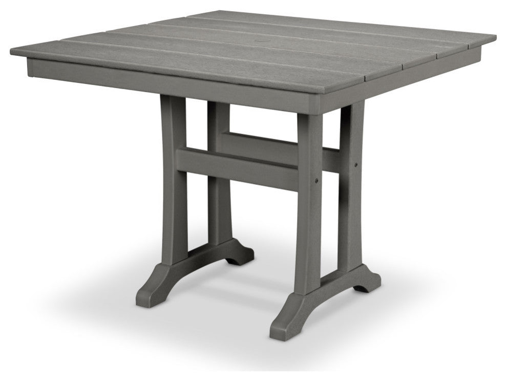 Trex Outdoor Farmhouse 37" Dining Table, Stepping Stone