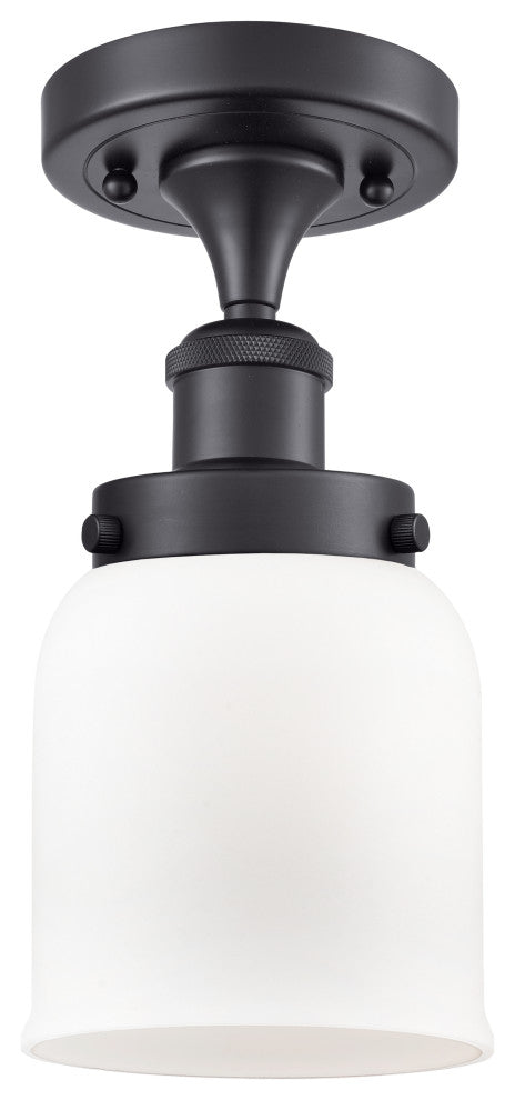 INNOVATIONS LIGHTING 916-1C-BK-G51 Small Bell 1 Light Semi-Flush Mount