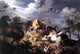 Roelandt Jacobszoon Savery Horses and Oxen Attacked by Wolves Wall Decal