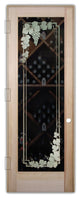 Wine Door - Vineyard Grapes Garland - Douglas Fir (stain grade) - 30" x 96"...