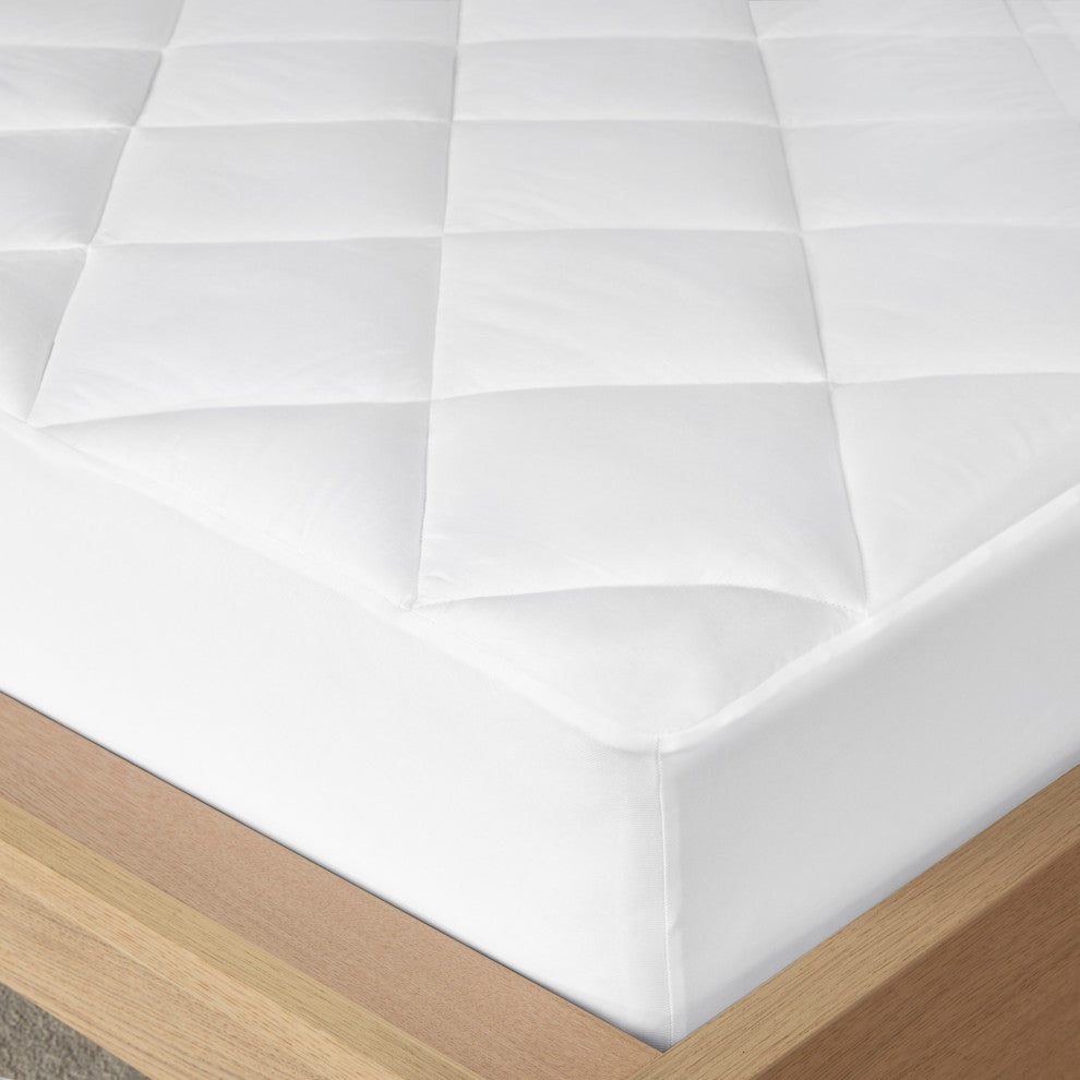 Waterproof Mattress Pad, White, Full