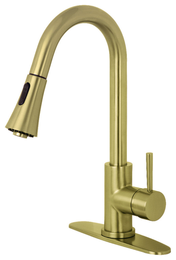 LS8723DL Concord Single-Handle Pull-Down Kitchen Faucet, Brushed Brass